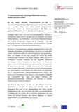 Pressemitteilung 18.01.2011
